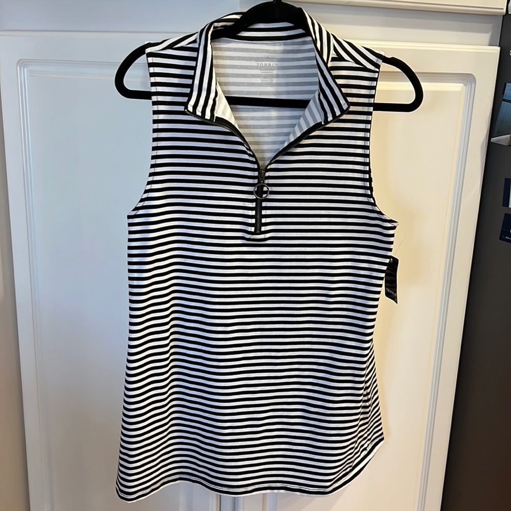Torrid striped tank, sz1 14/16.  NWT